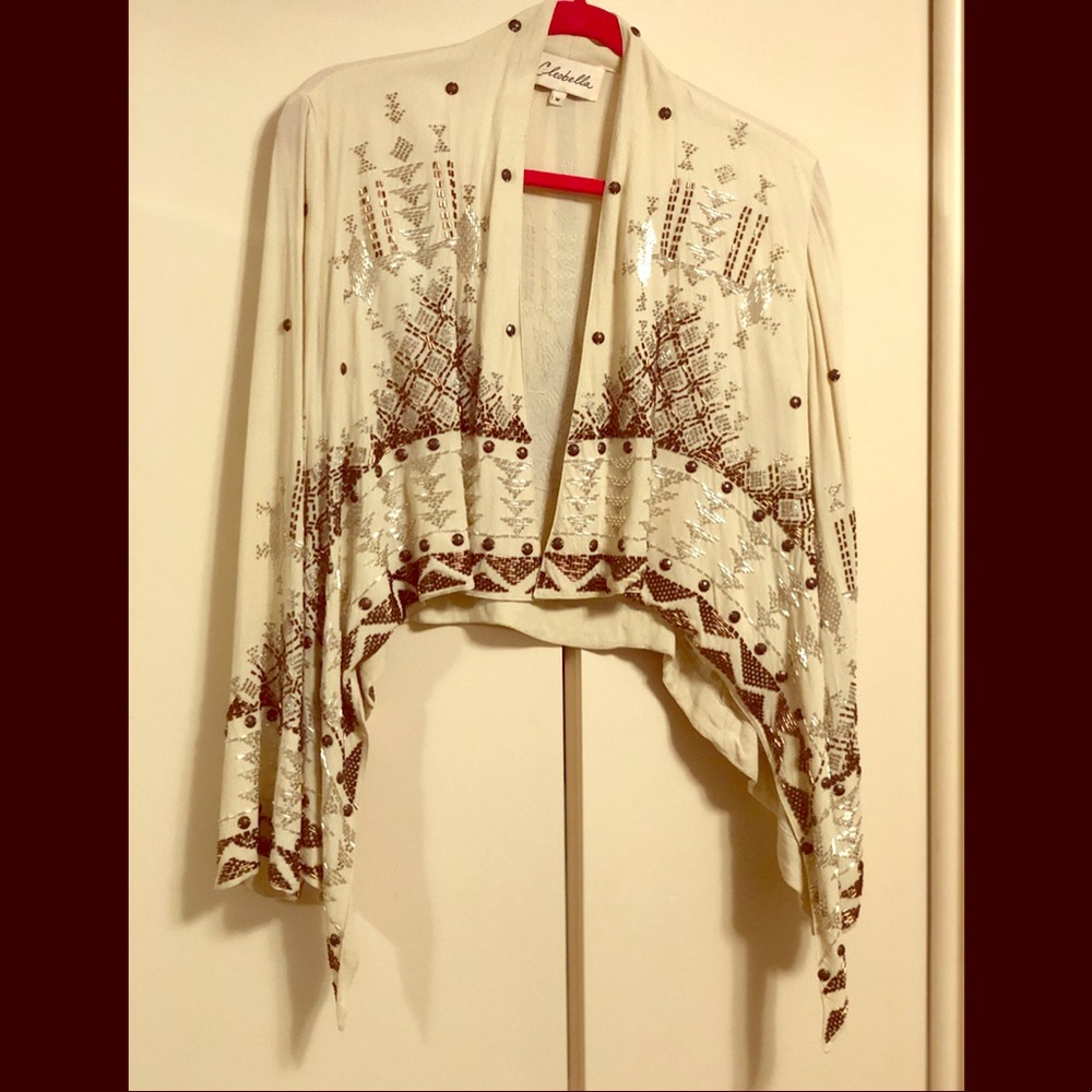 Cleobella beaded throw/jacket